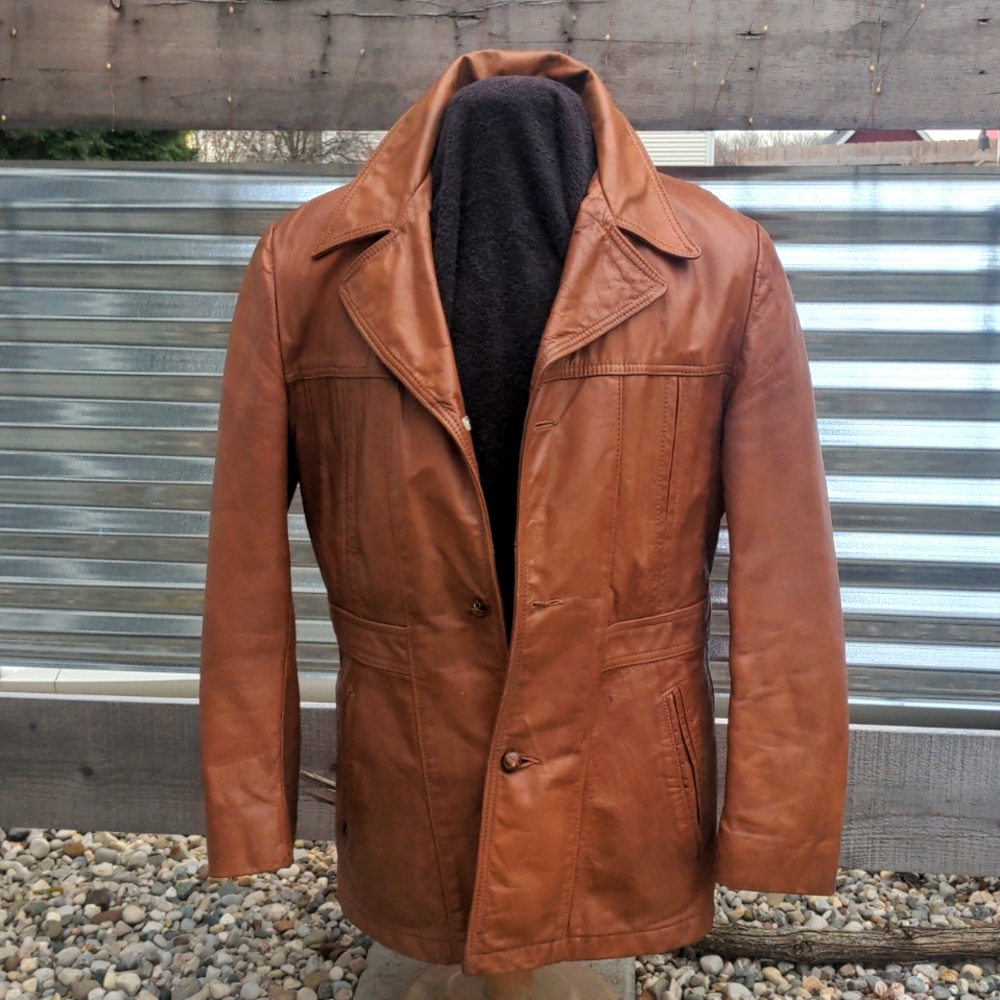 Vintage 1970s leather jacket